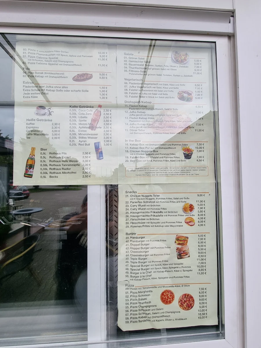 Speisekarte, VIO Imbiss