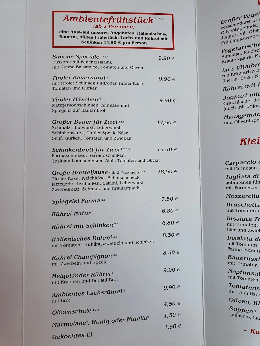 Speisekarte photo 5