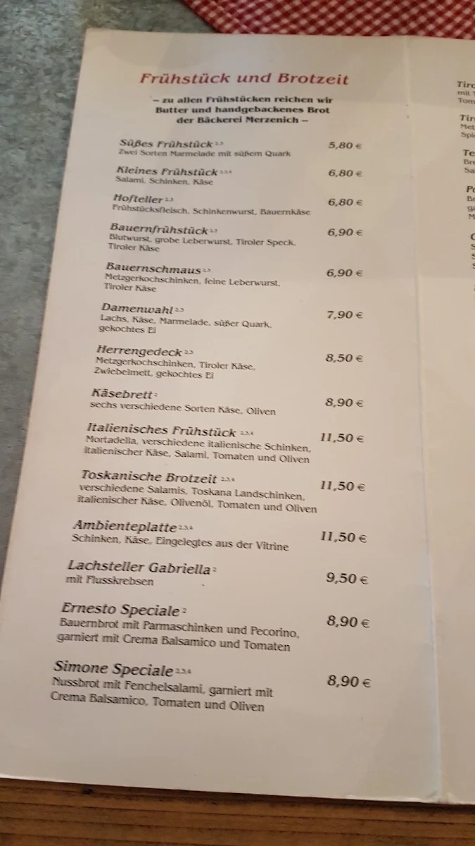 Speisekarte photo 9