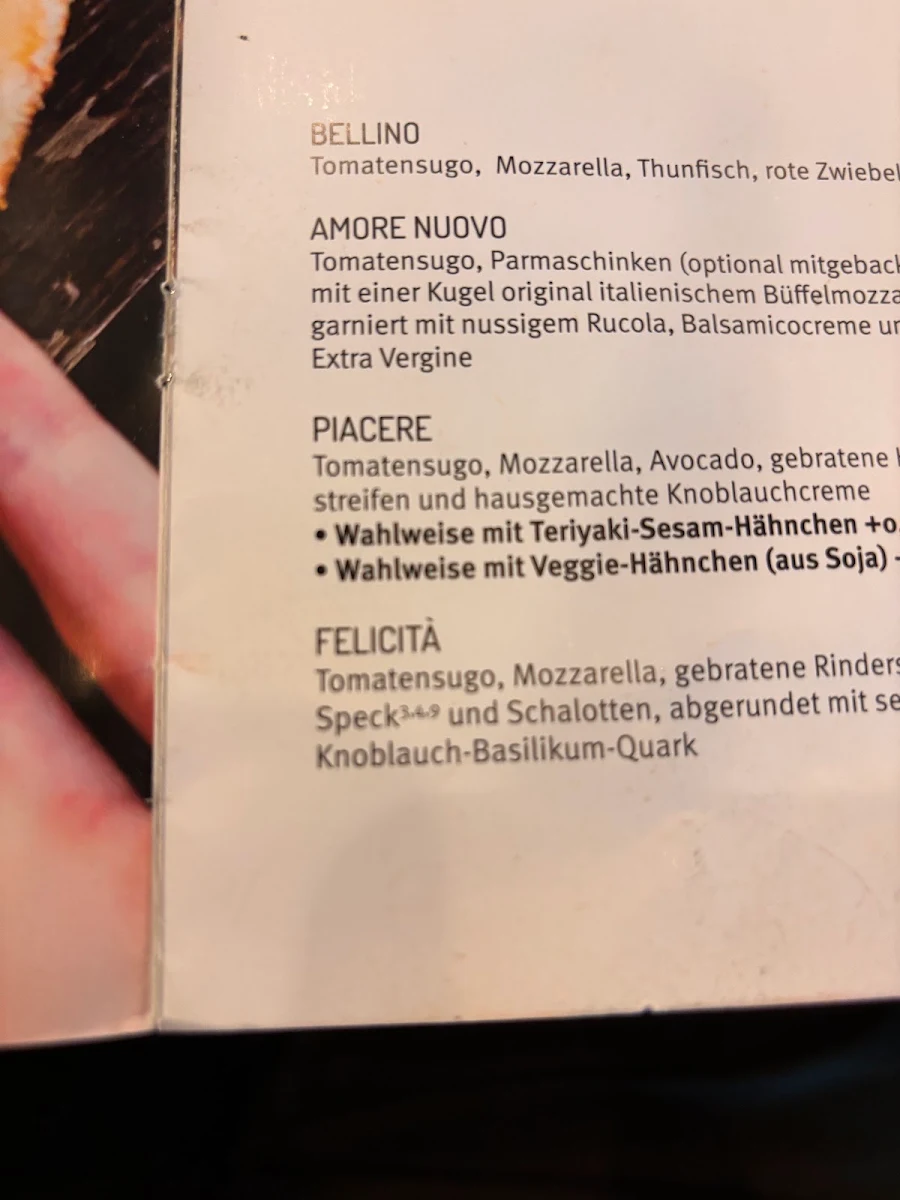 Speisekarte photo 2