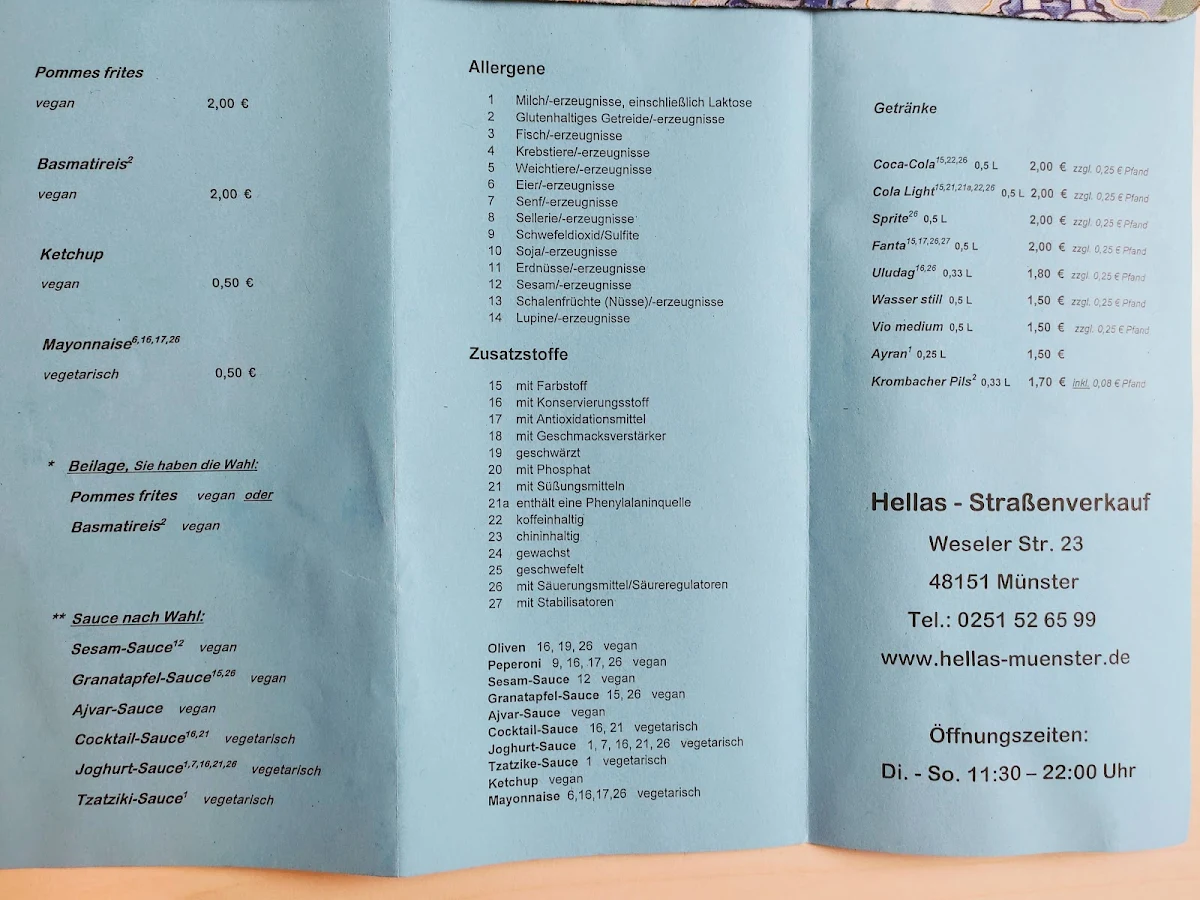 Speisekarte photo 2