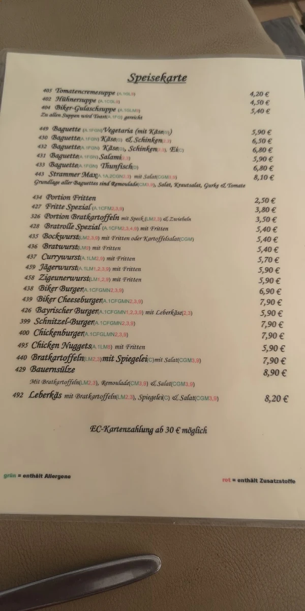 Speisekarte photo 7