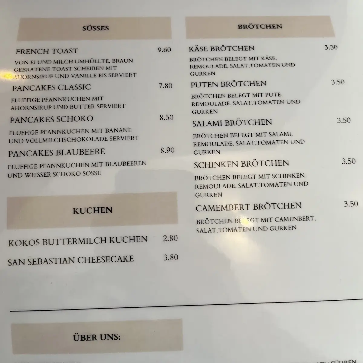 Speisekarte photo 6
