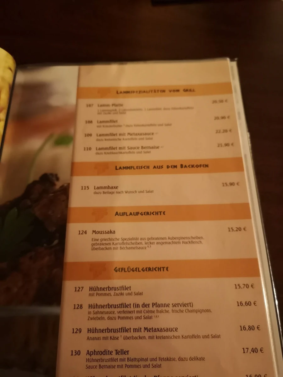 Speisekarte photo 2