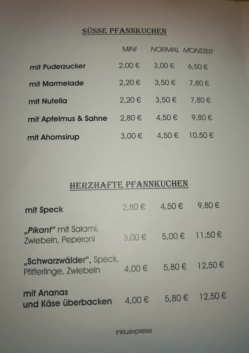 Speisekarte photo 5