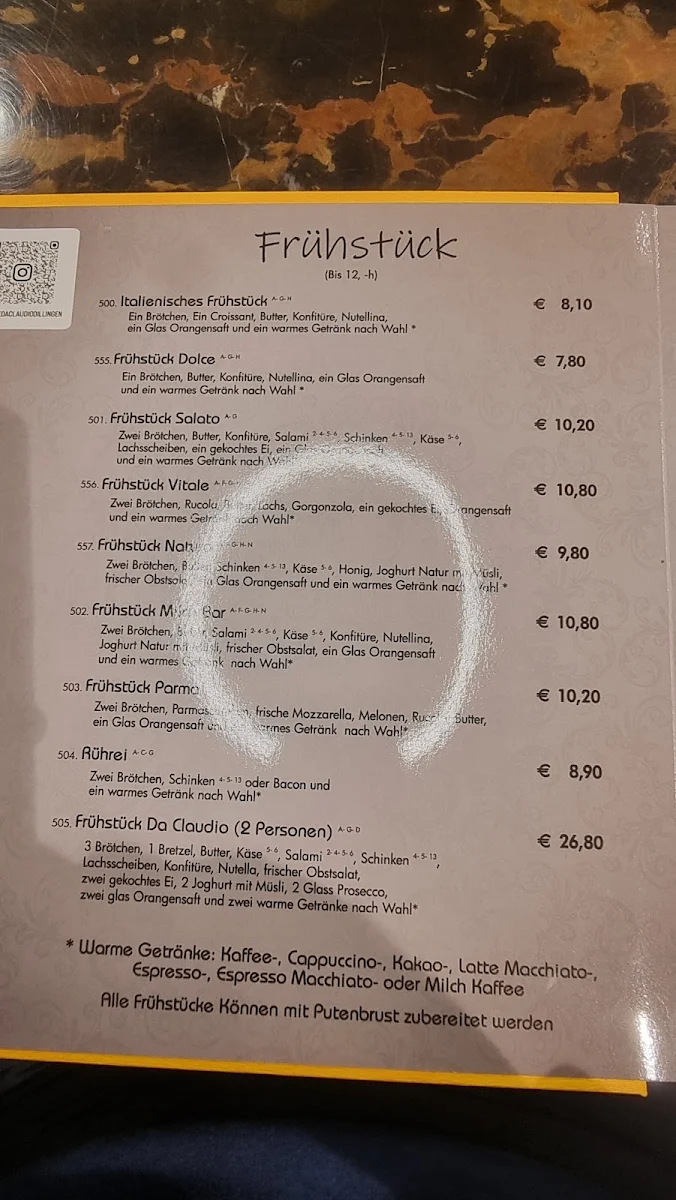 Speisekarte photo 1