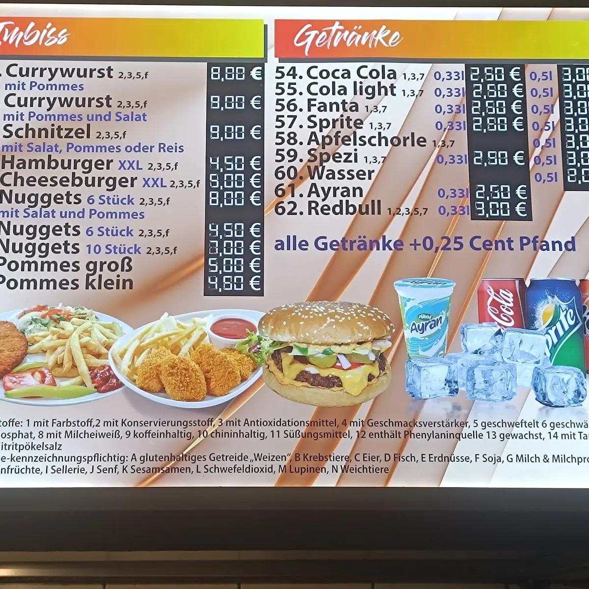 Speisekarte, Alanya Grillhaus