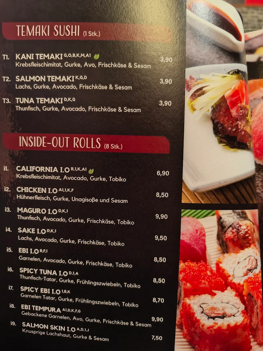 Speisekarte, AKIMI Sushi-Asian Tori-Katsu & more