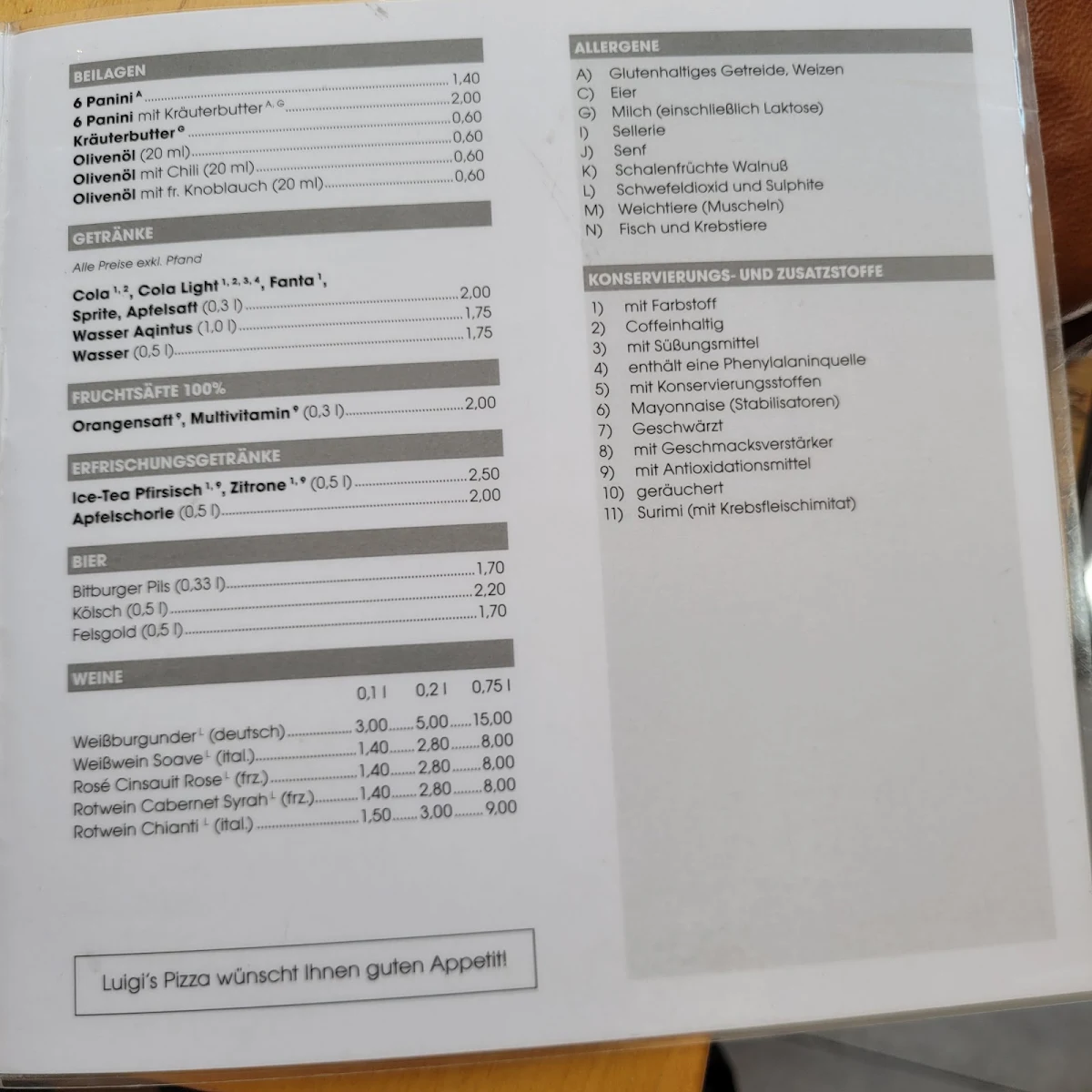 Speisekarte photo 6