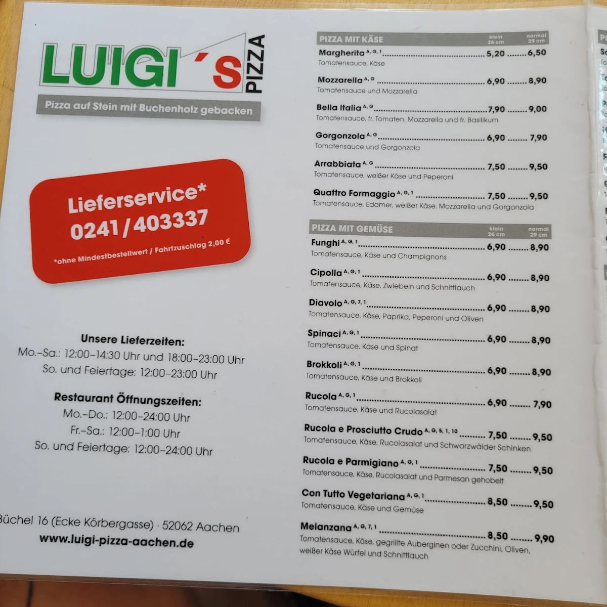 Speisekarte photo 9