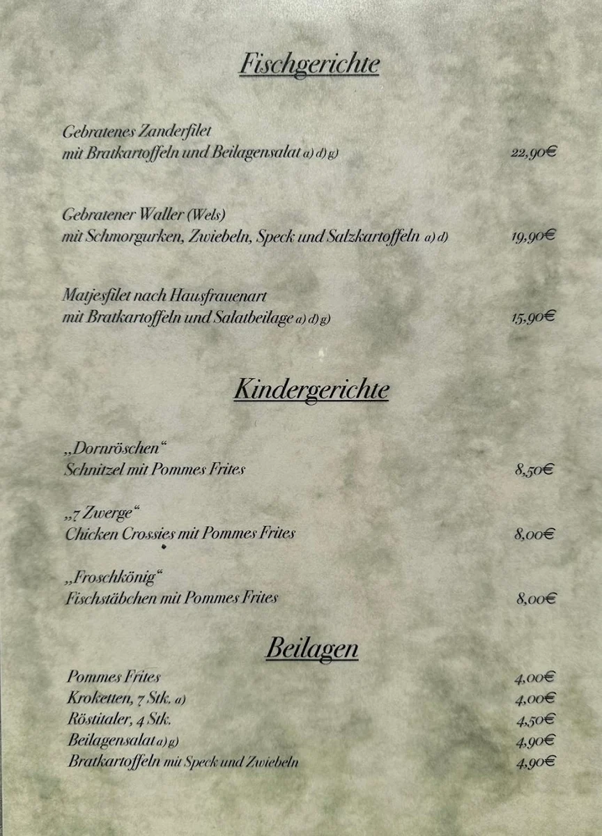 Speisekarte photo 1