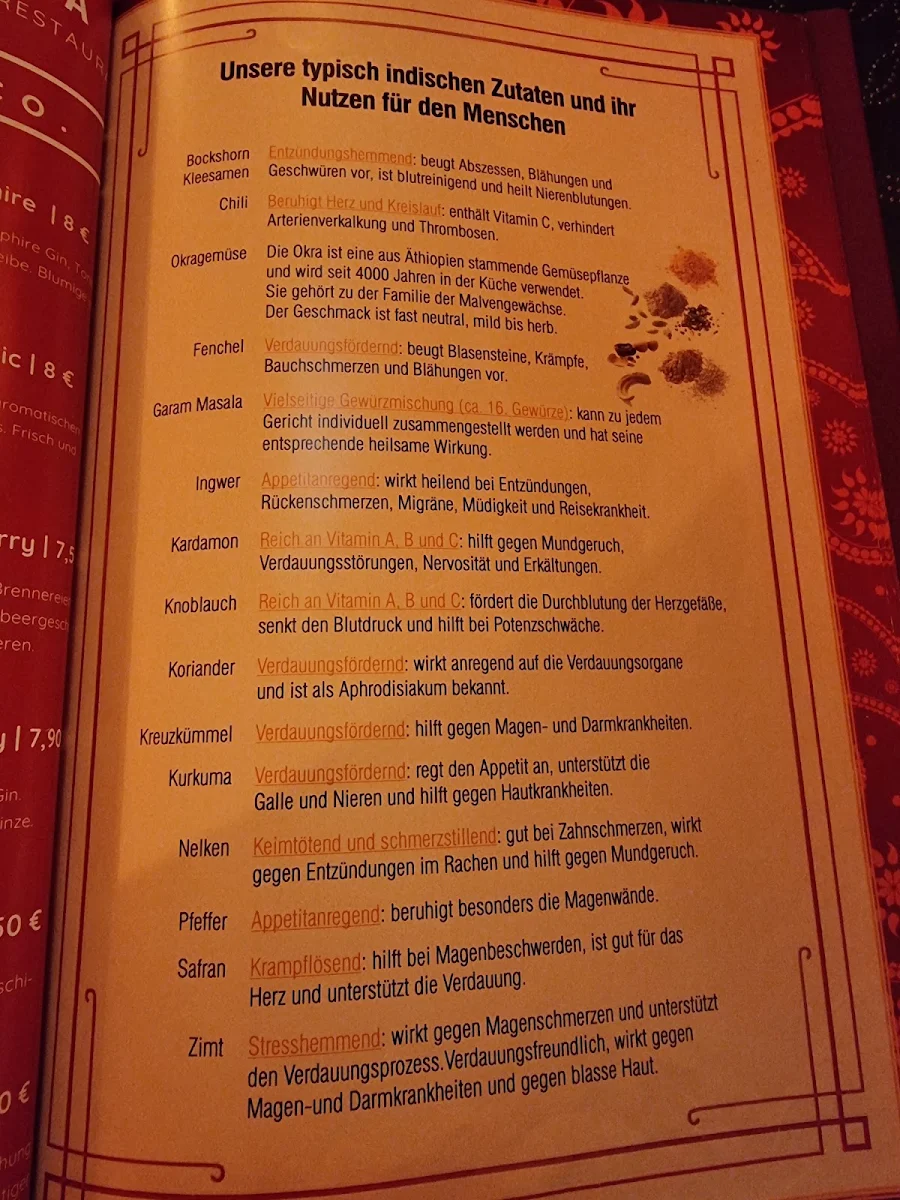 Speisekarte photo 5