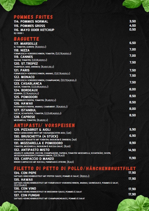 Speisekarte photo 6