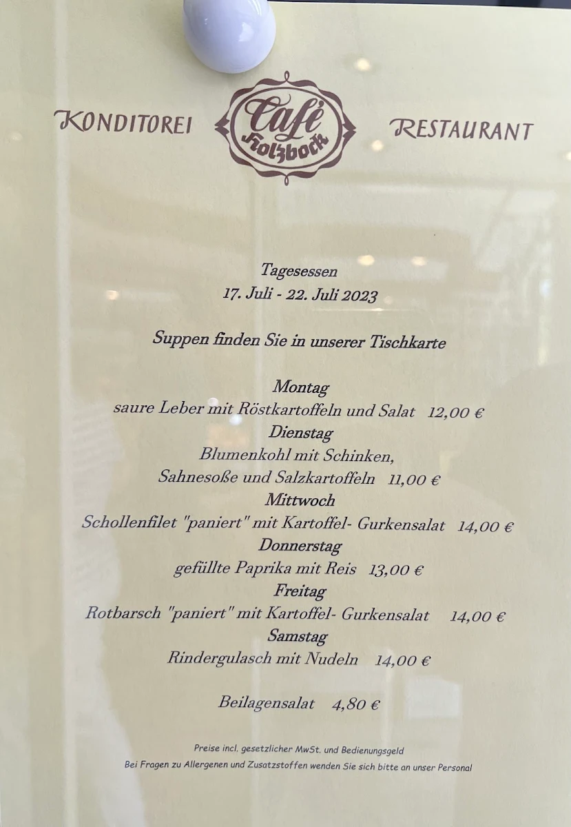 Speisekarte photo 3