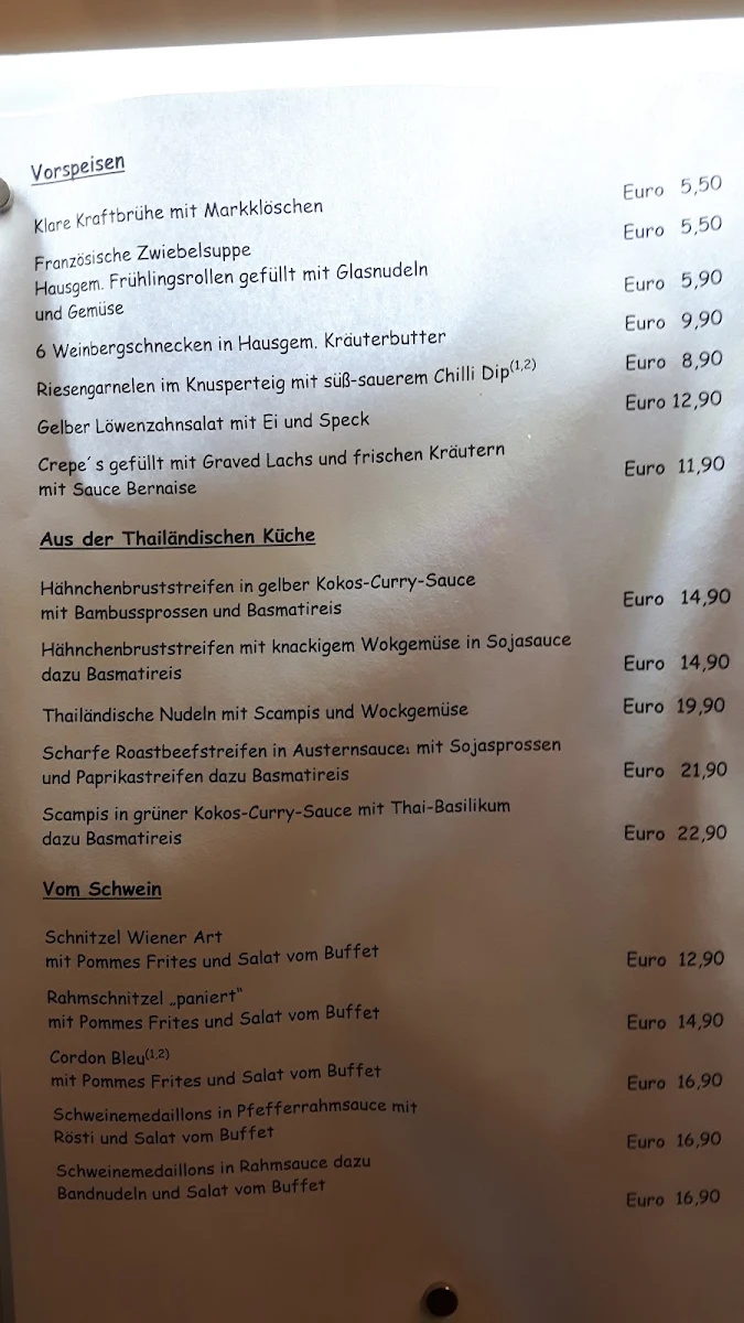 Speisekarte photo 1