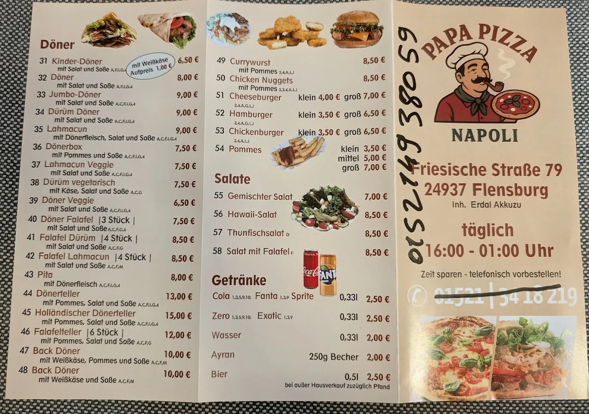 Speisekarte photo 1
