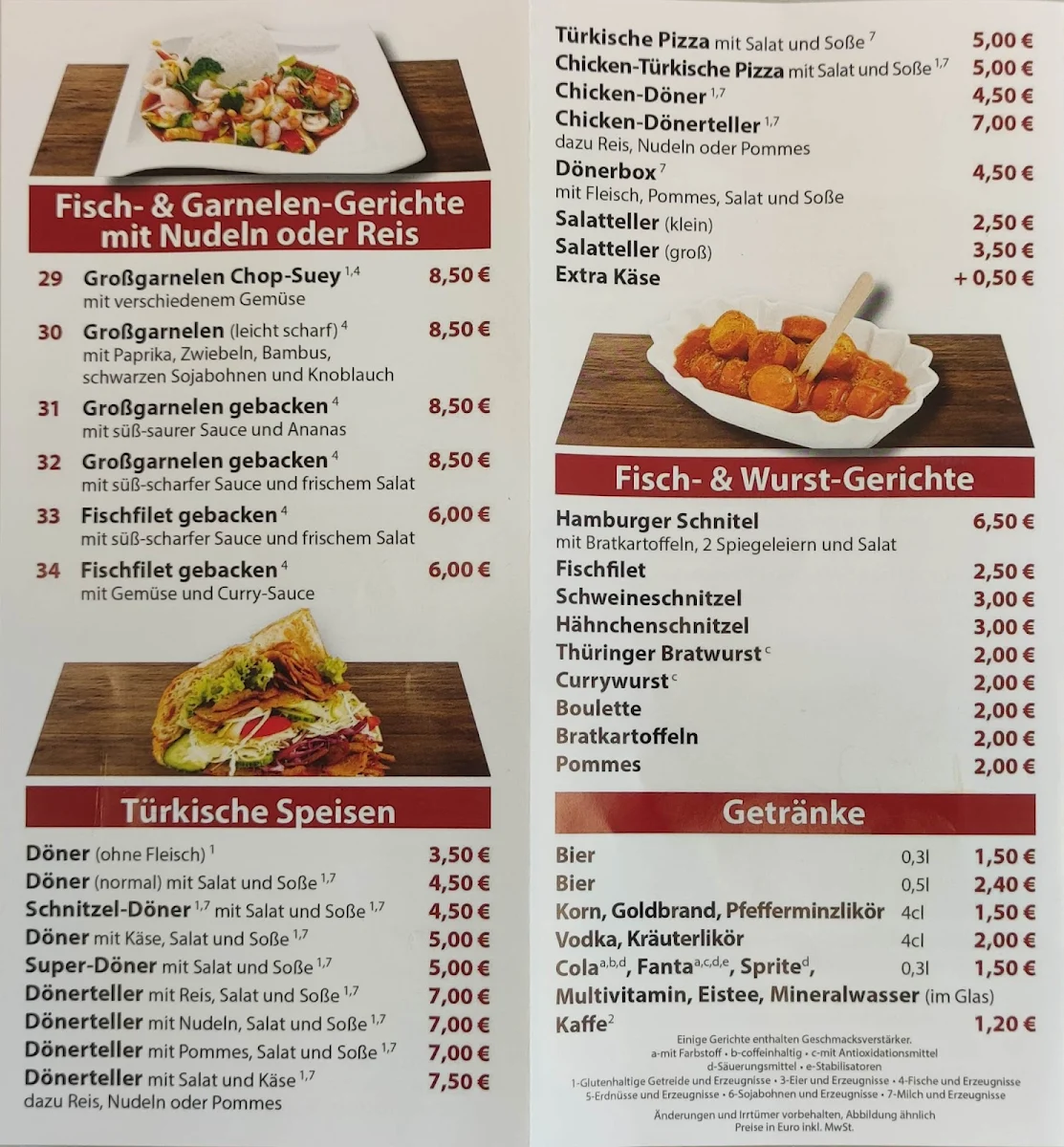 Speisekarte photo 3