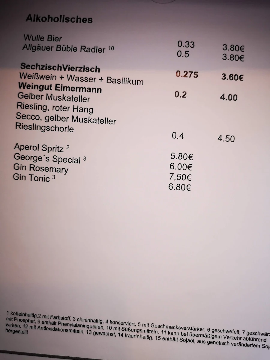 Speisekarte photo 9