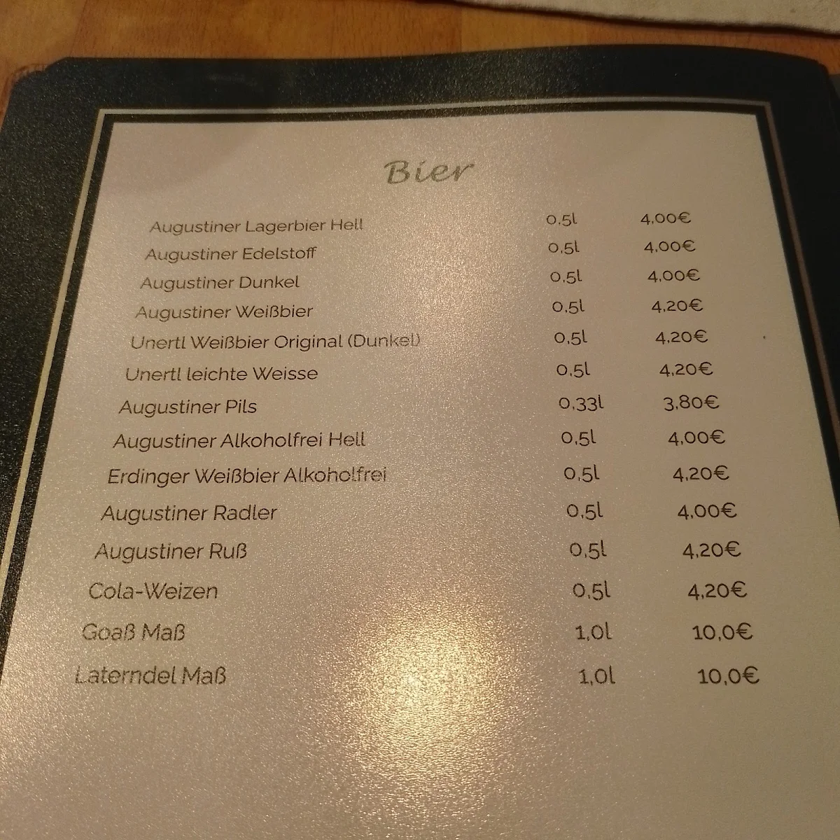 Speisekarte photo 6