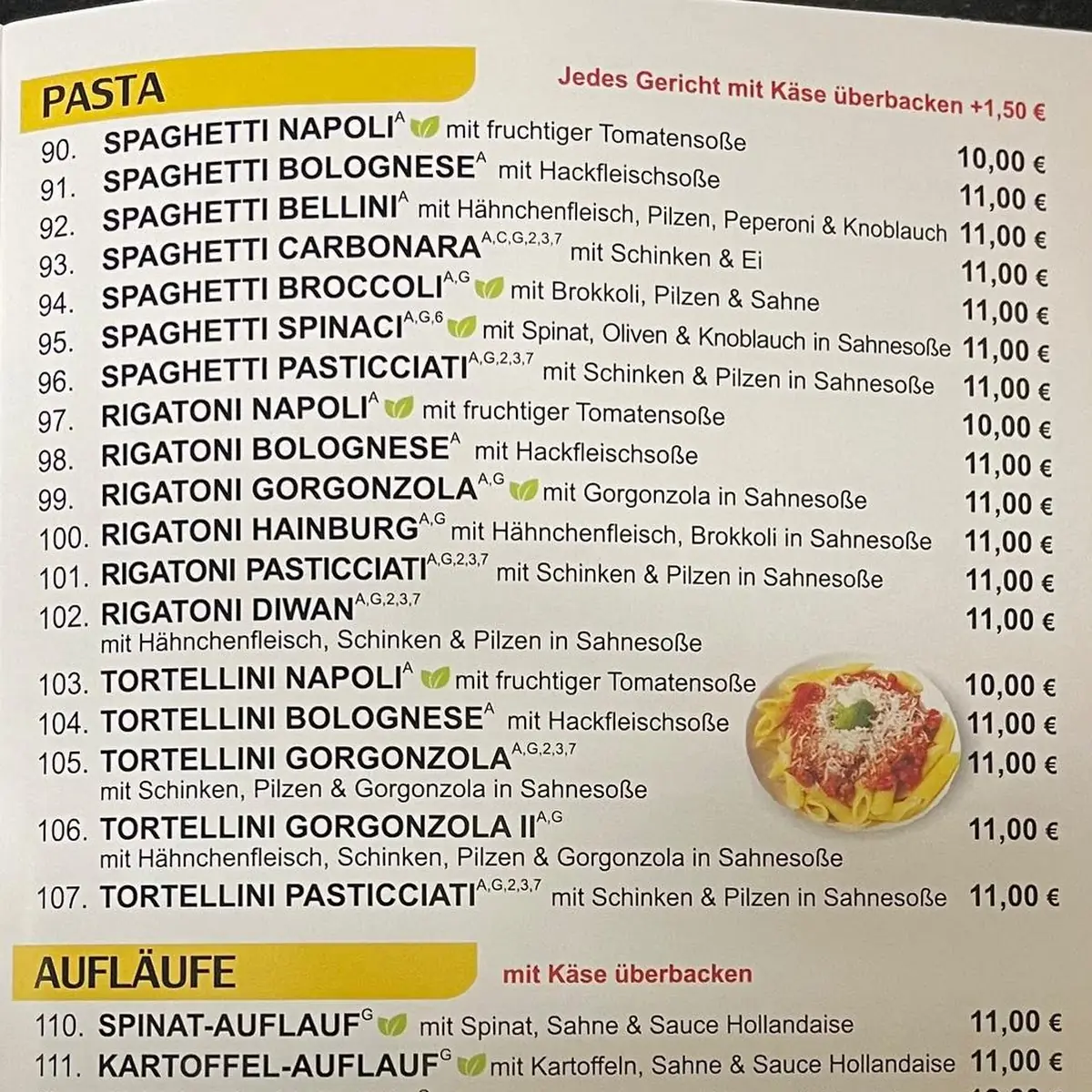 Speisekarte photo 1