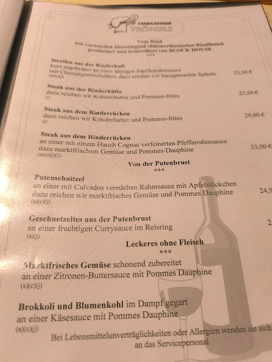 Speisekarte photo 1