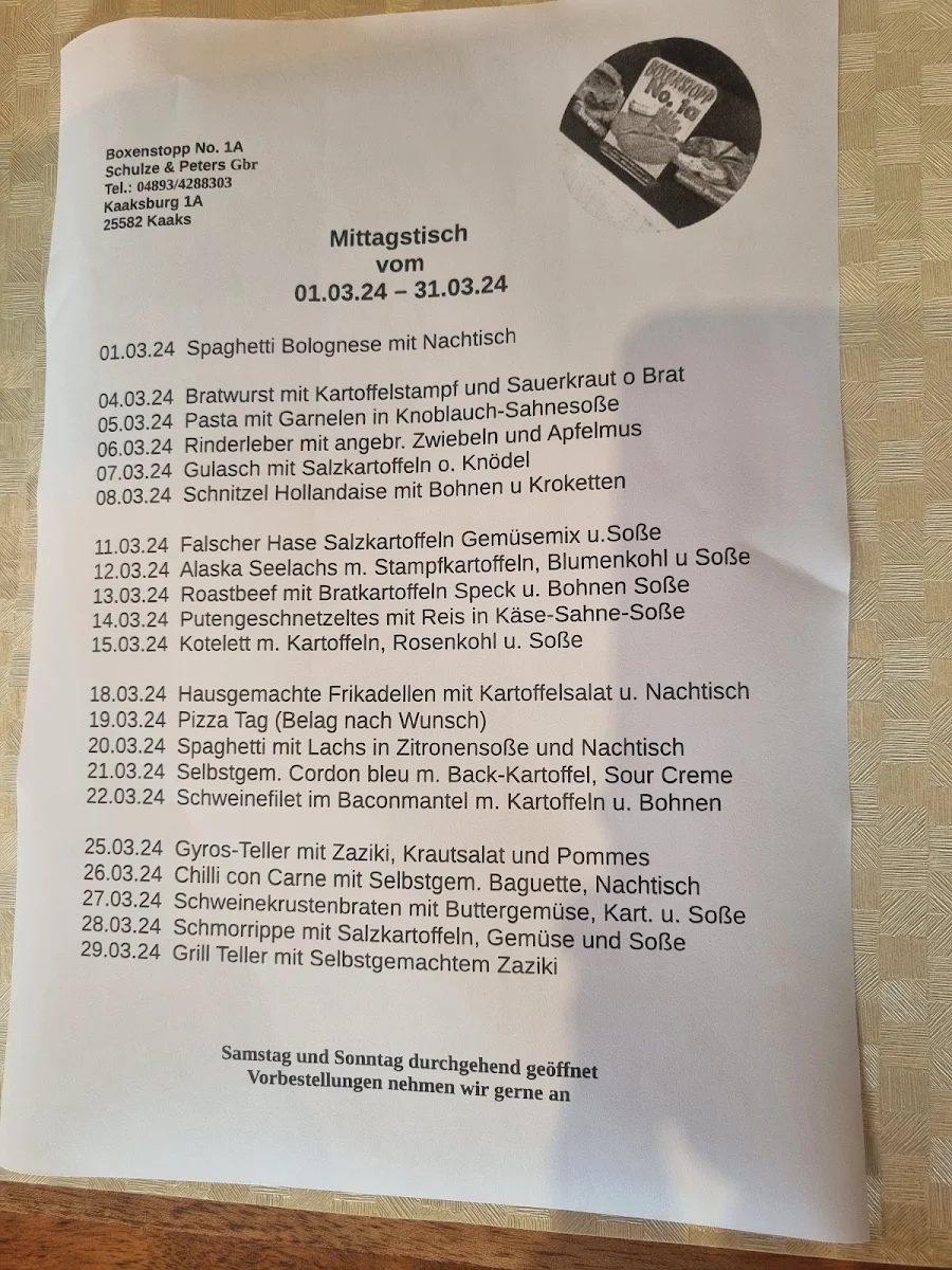 Speisekarte photo 4