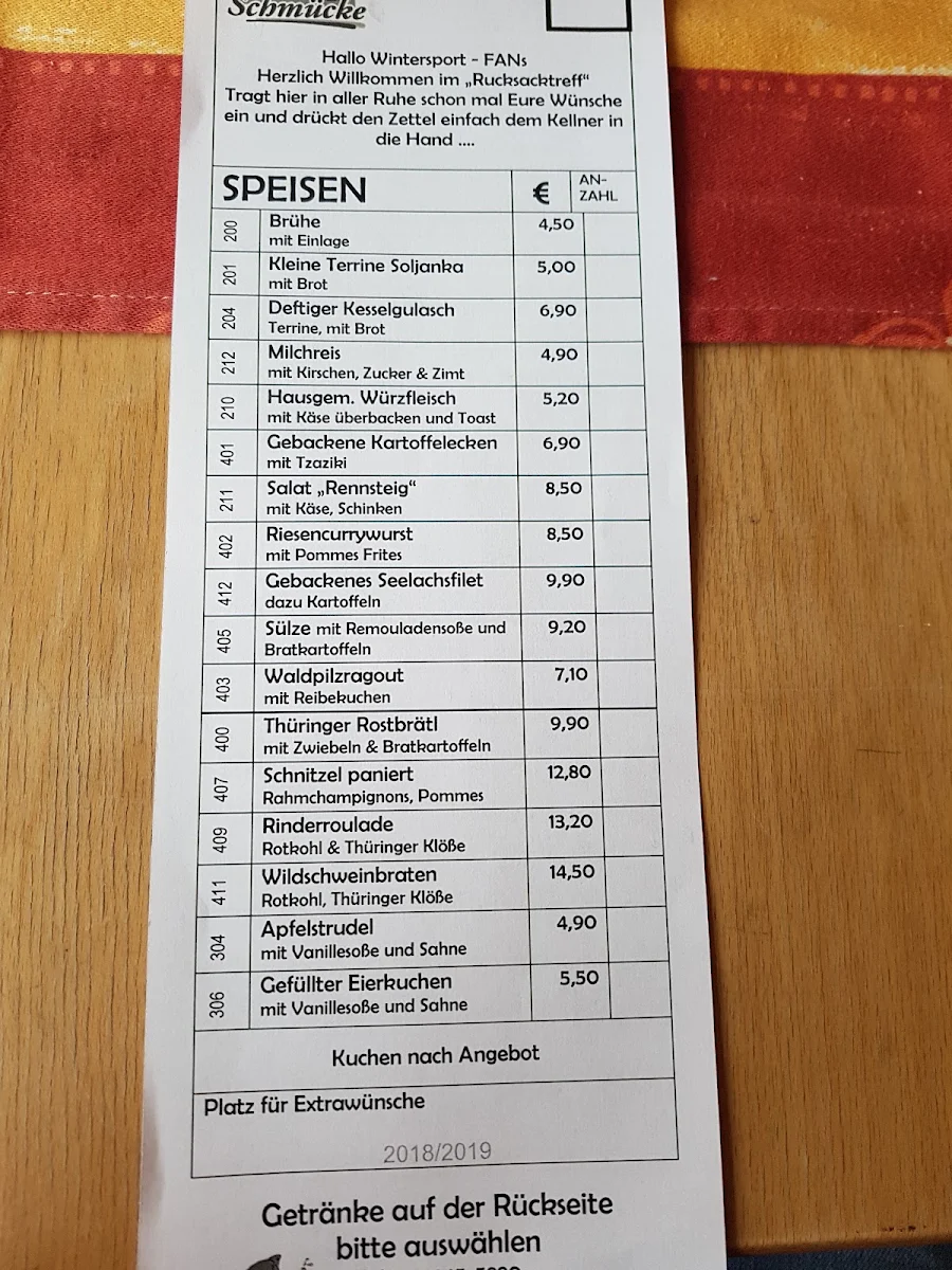 Speisekarte photo 5