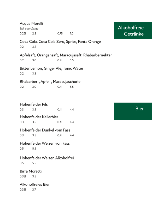 Speisekarte photo 6