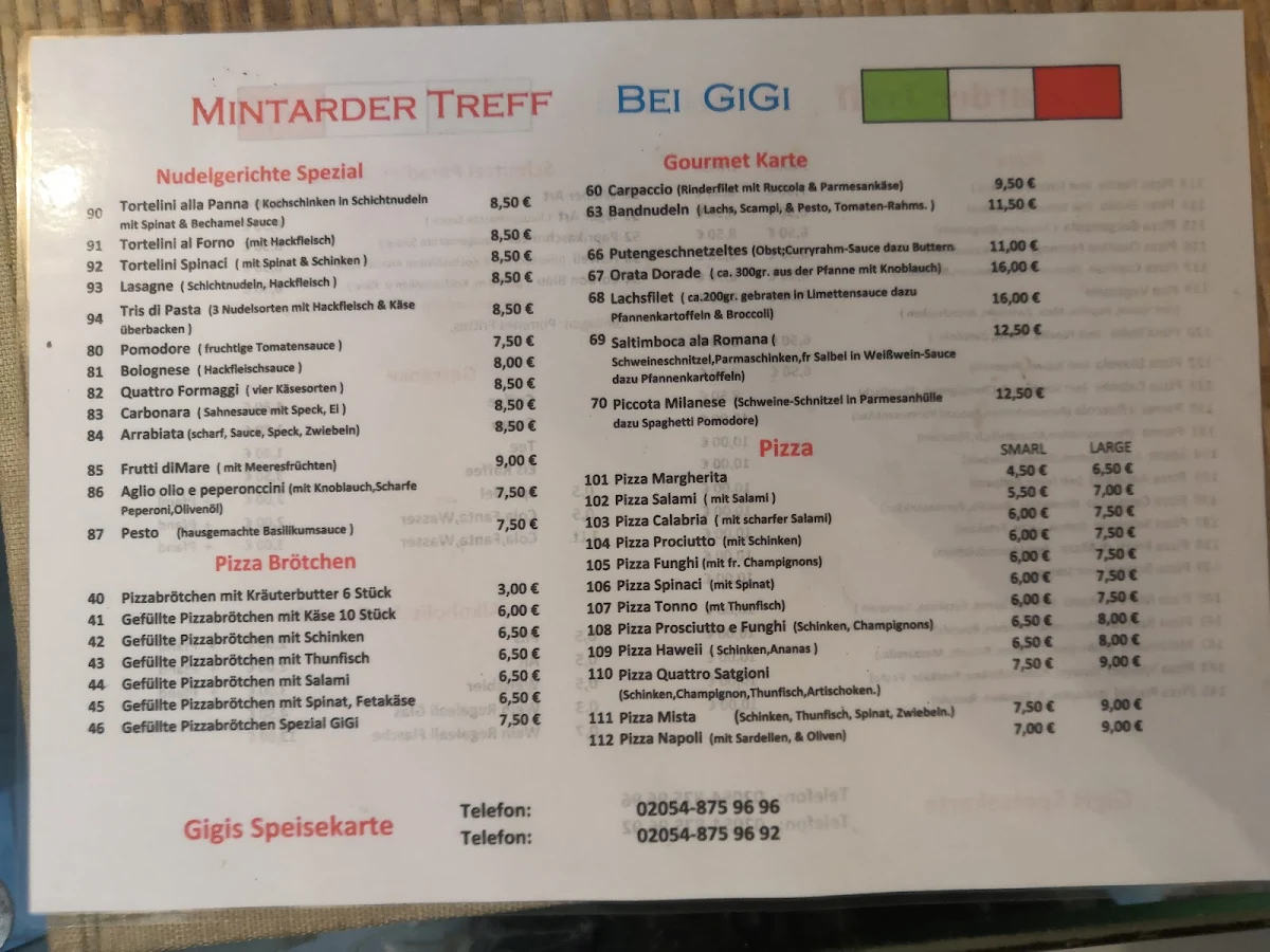 Speisekarte photo 1