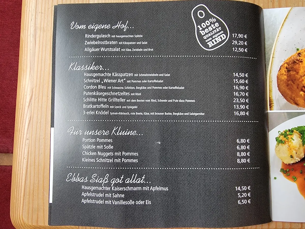 Speisekarte photo 1