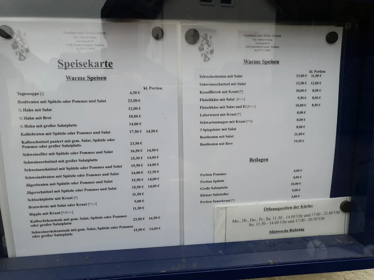 Speisekarte photo 1