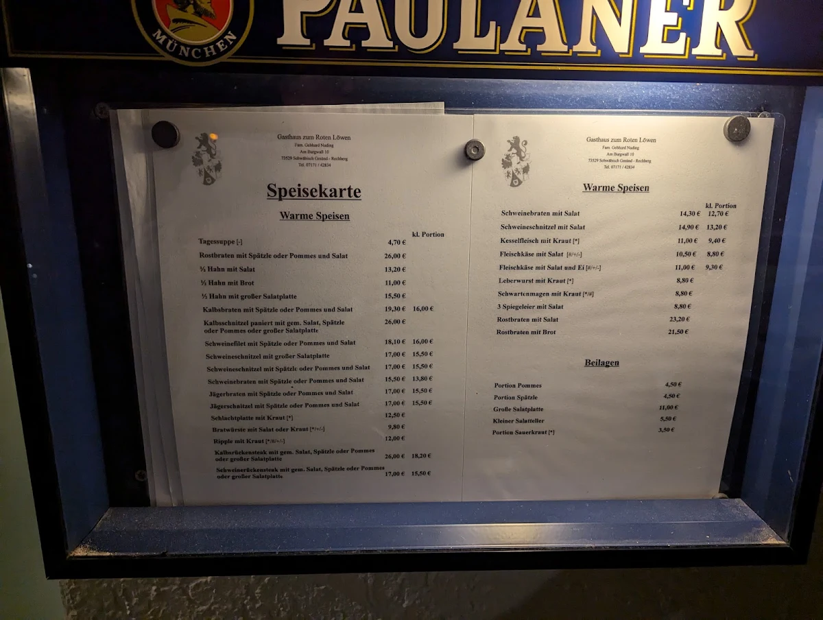 Speisekarte photo 2
