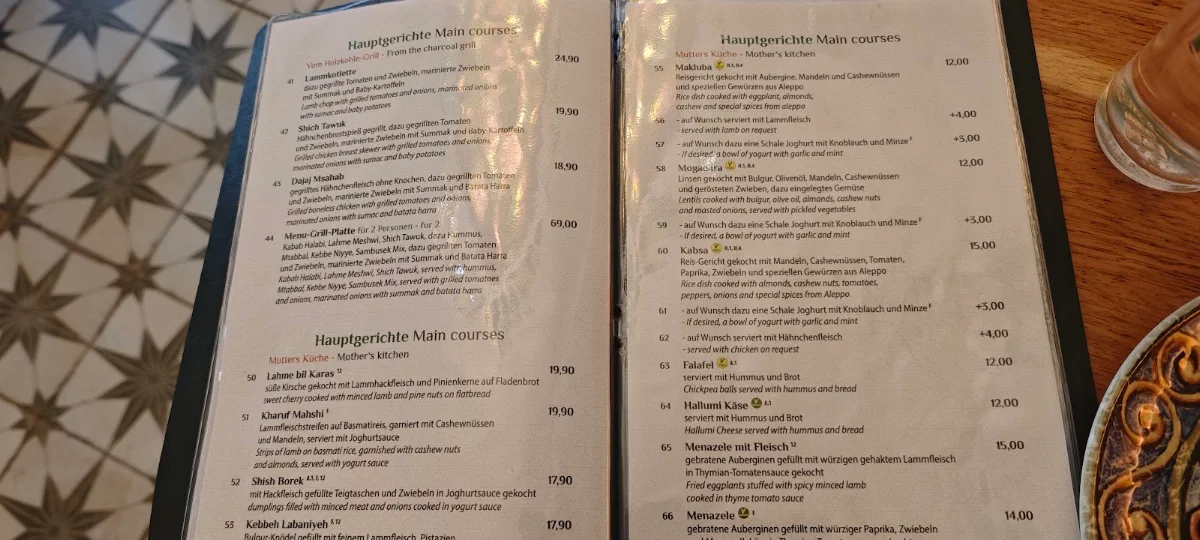 Speisekarte photo 2