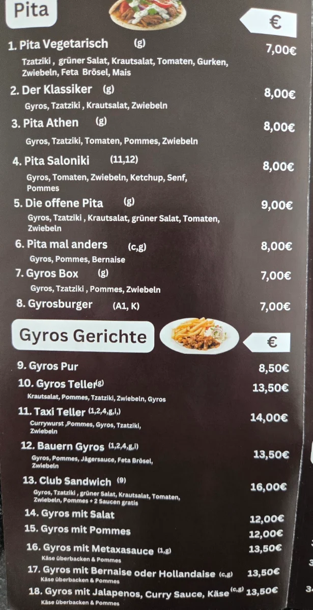 Speisekarte photo 1