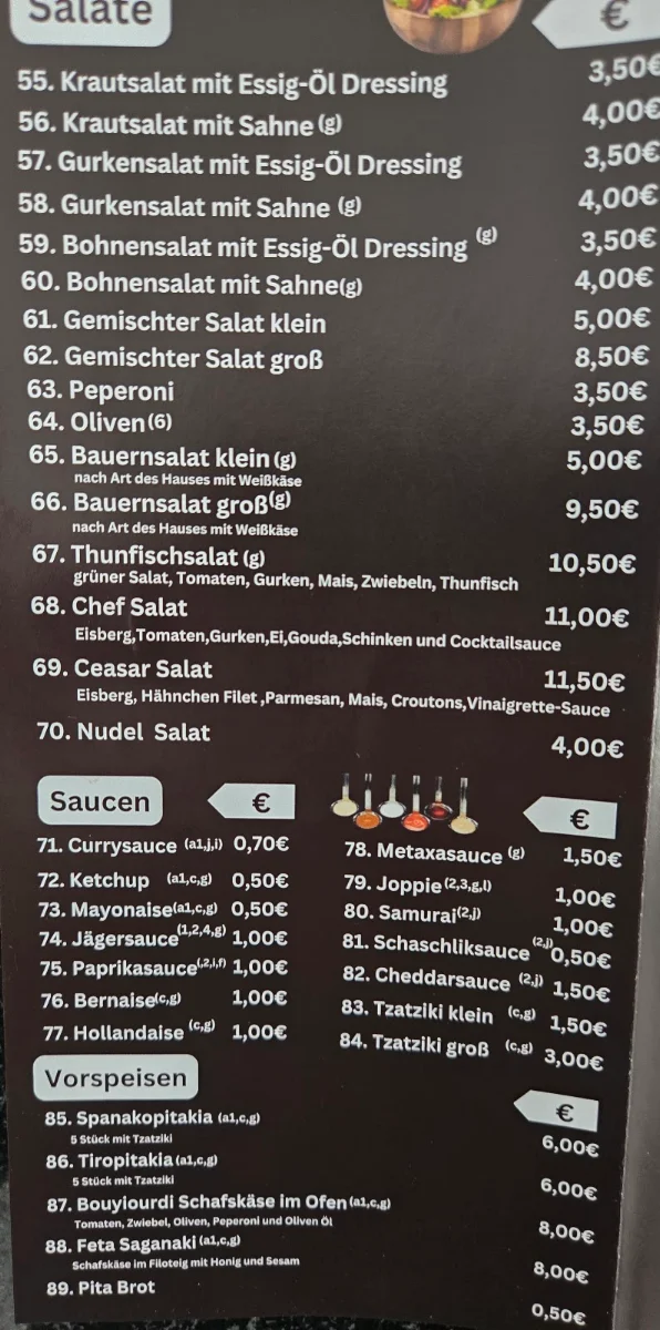 Speisekarte photo 4