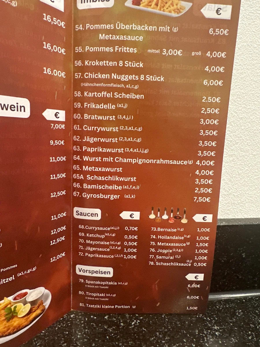 Speisekarte photo 5