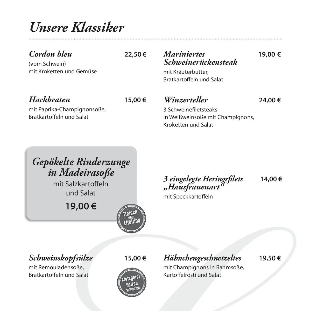 Speisekarte photo 4