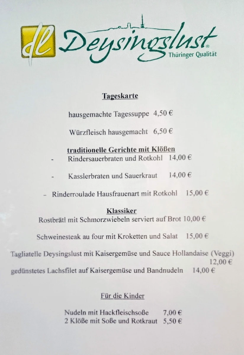 Speisekarte photo 1