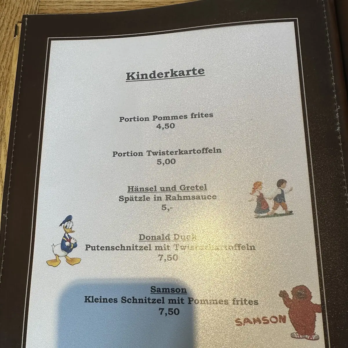 Speisekarte photo 3
