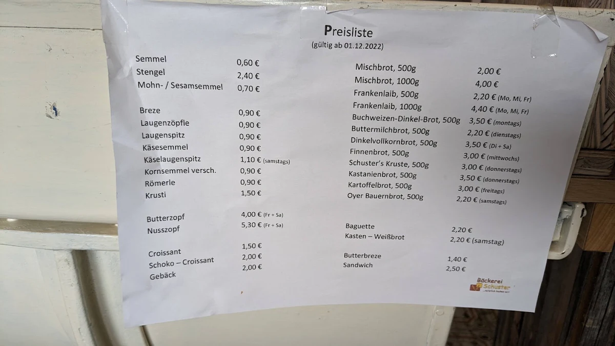 Speisekarte photo 5
