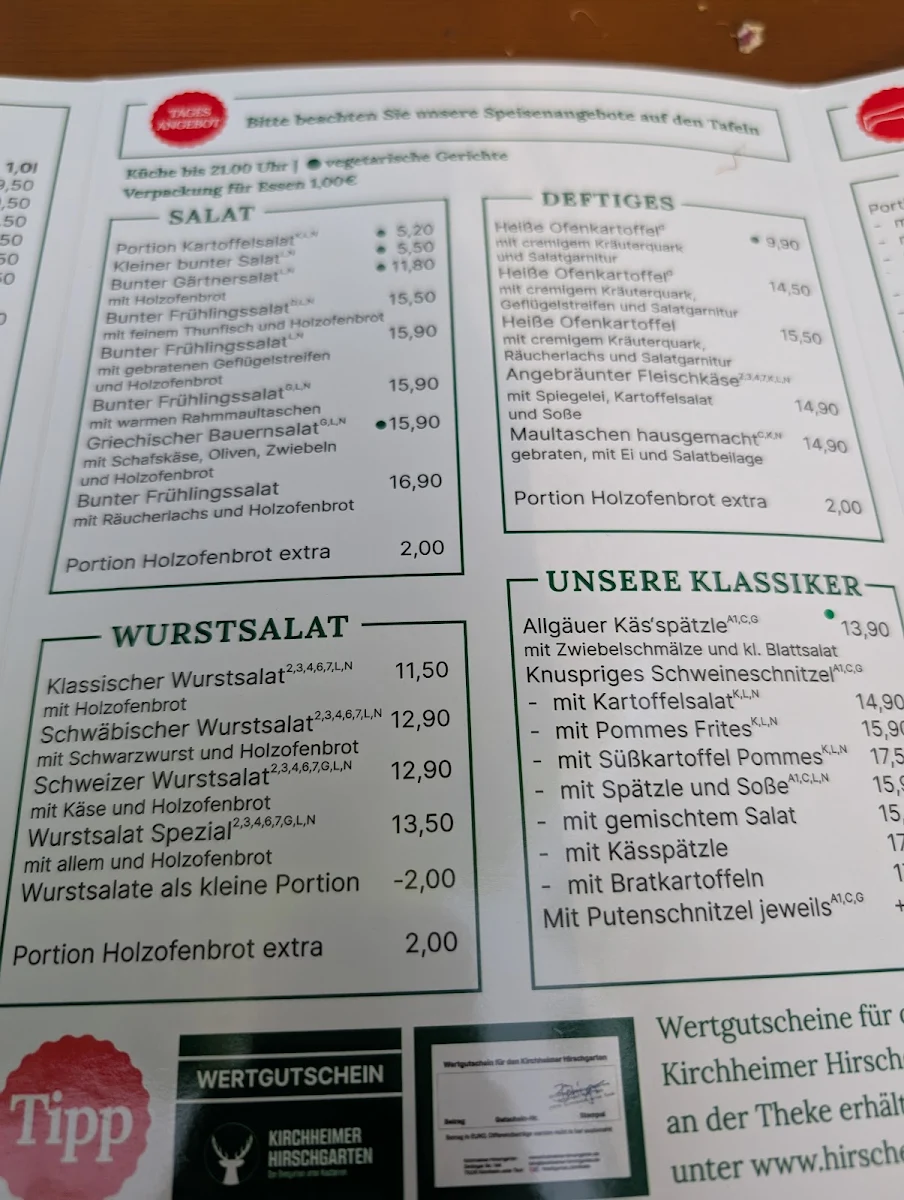 Speisekarte photo 5