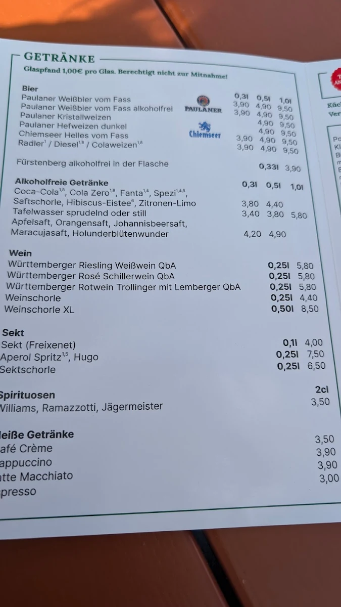 Speisekarte photo 7
