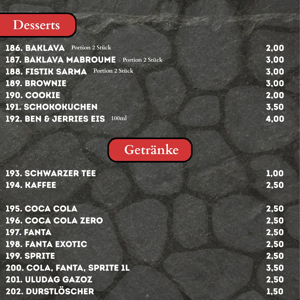 Speisekarte photo 7