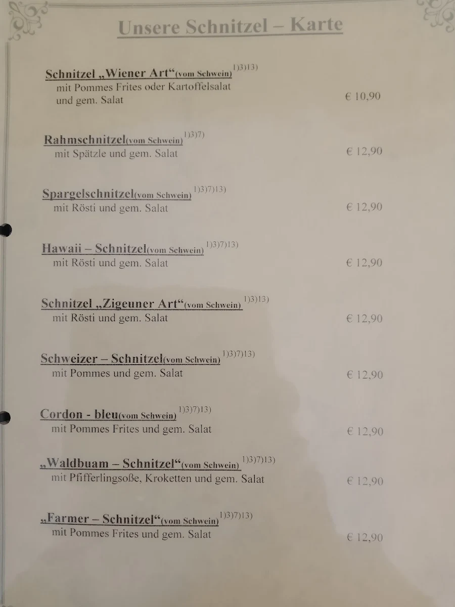 Speisekarte photo 2