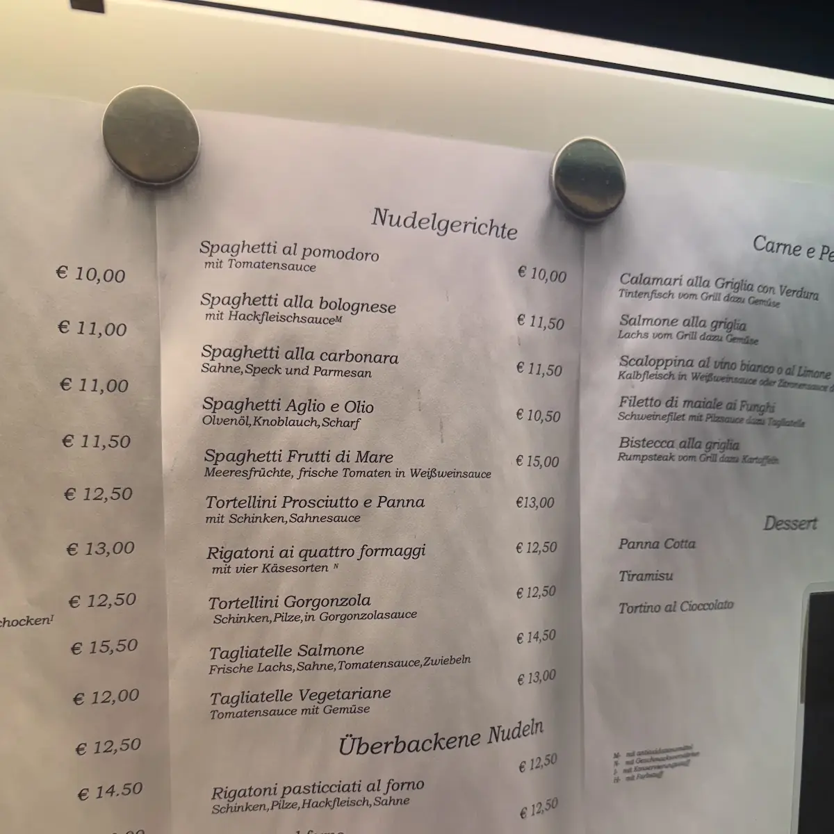 Speisekarte photo 5