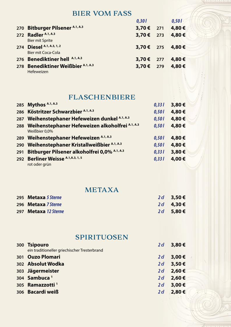 Speisekarte photo 2