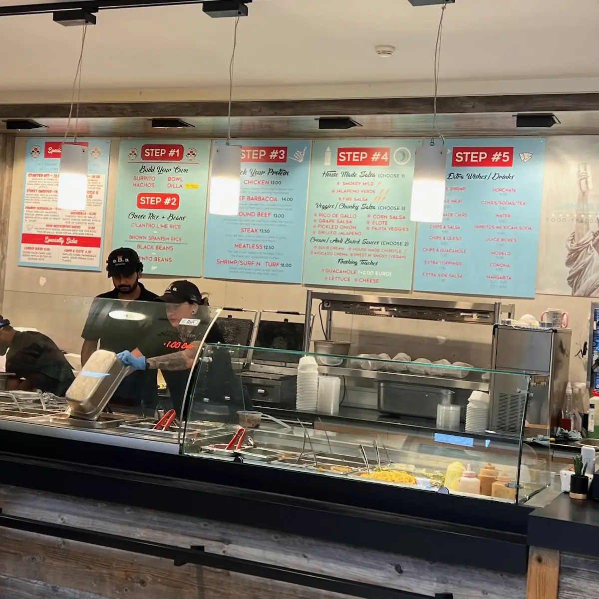 Atmosphäre, Benji's Burrito Bistro