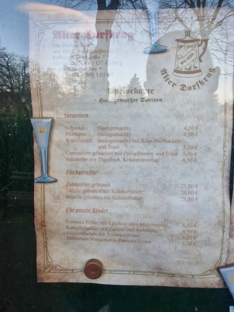 Speisekarte photo 1