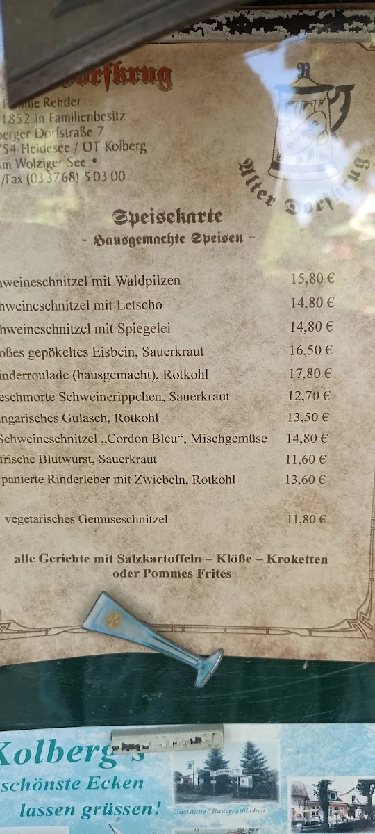 Speisekarte photo 5