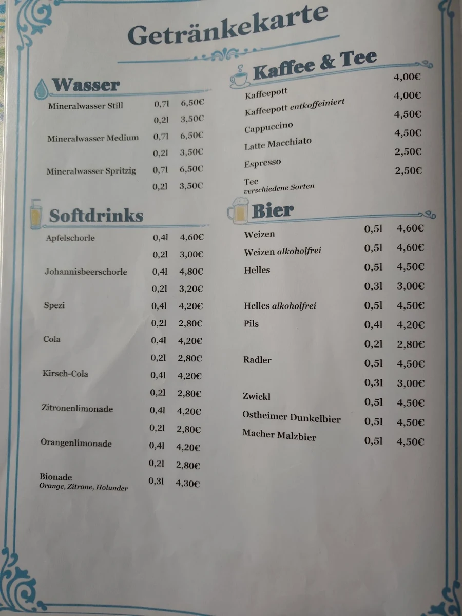 Speisekarte photo 2